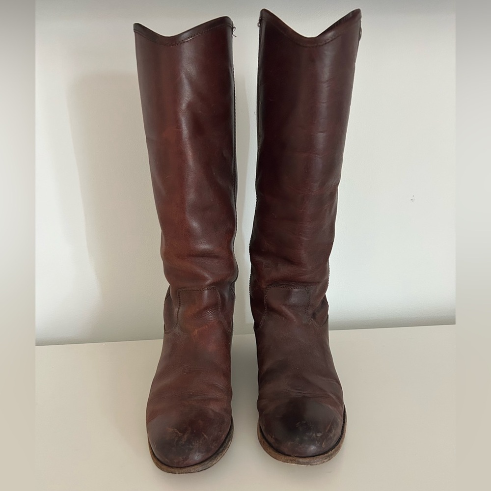 Frye Women's Brown Heeled Boots